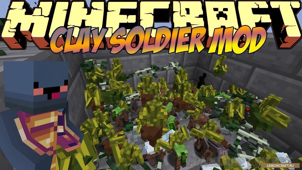 Мод на маленьких солдатиков Clay Soldiers [1.12.2] [1.10.2] [1.7.10]