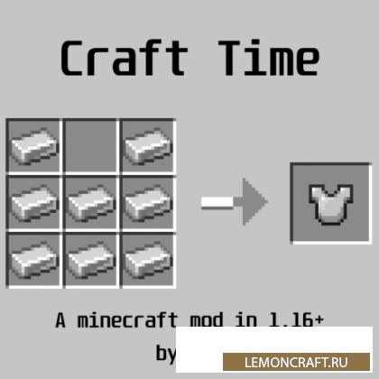 Мод на длительный крафт Craft Time [1.16.5] [1.12.2]